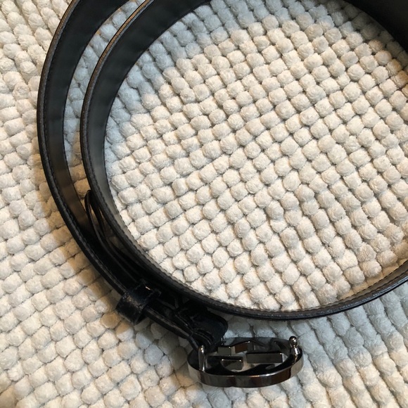 GUCCI Men’s Black Monogram Belt - Picture 12 of 16